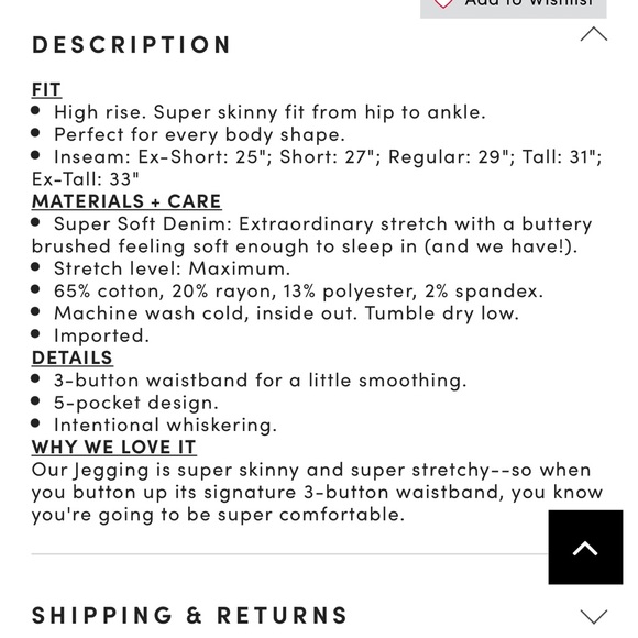 Torrid JEGGING SKINNY SUPER SOFT HIGH-RISE JEAN in size 16T - Picture 4 of 7